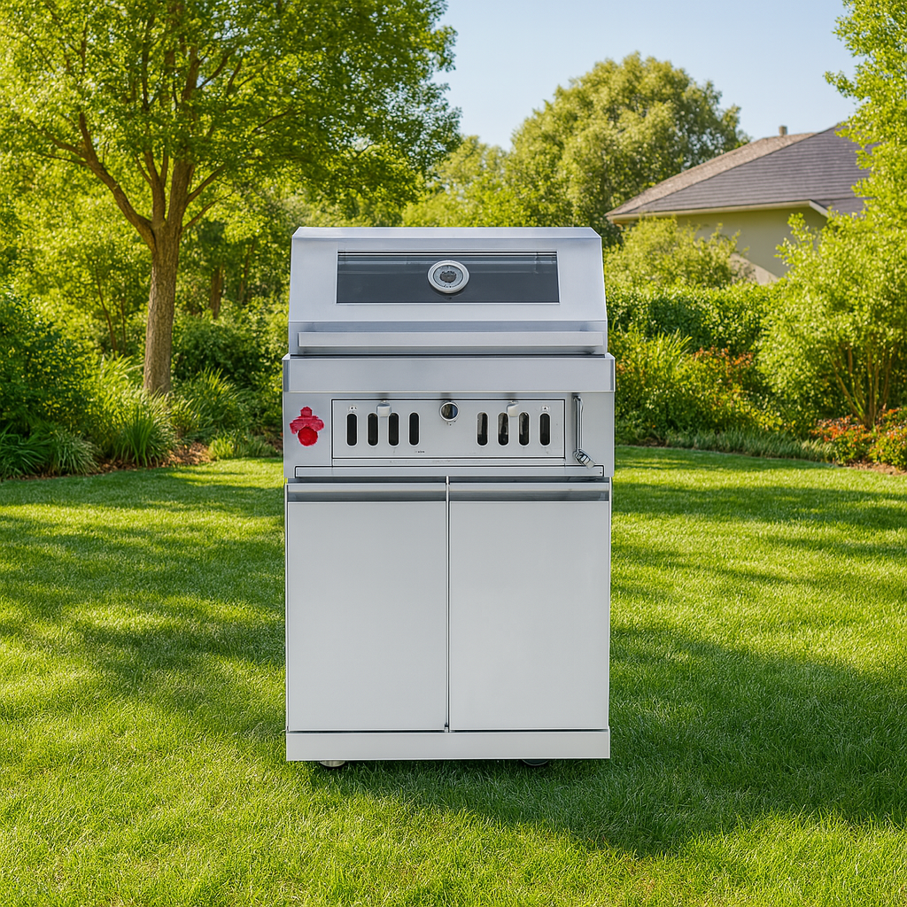 Red Dragon Kitchen Elite - Premium Standalone BBQ Grill with Storage Cabinet